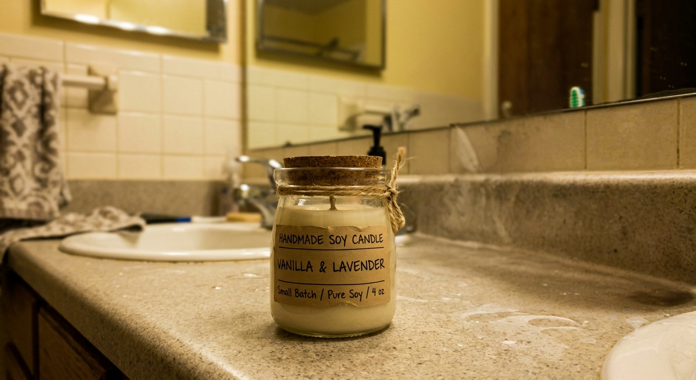 Before — raw product photo